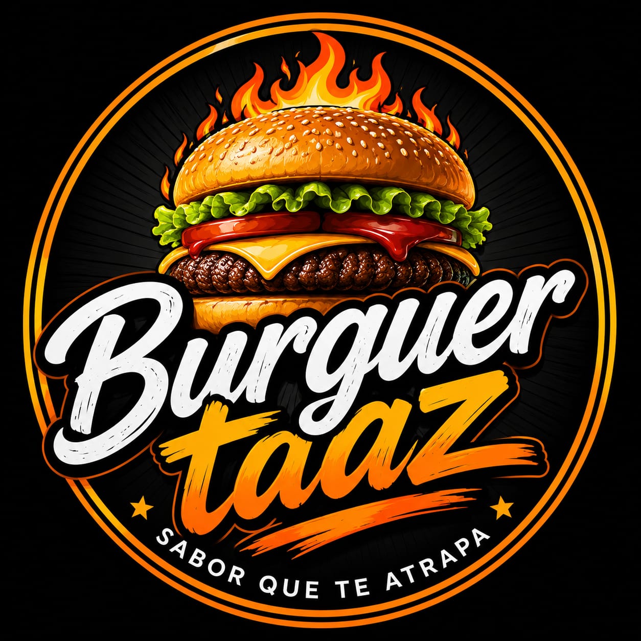 Logo Burguer Taaz